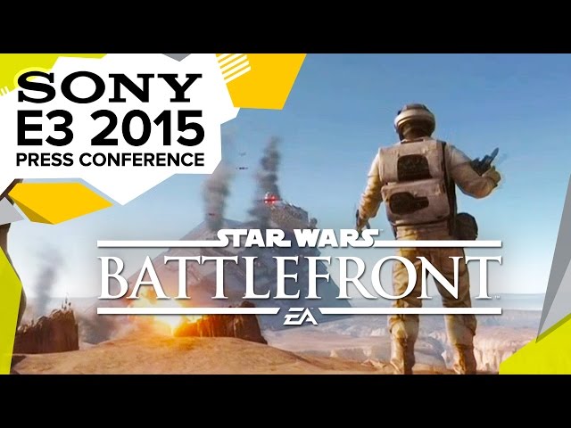 Star Wars Battlefront Survival Mode Gameplay  - E3 2015 Sony Press Conference