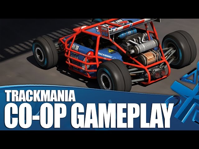 TrackMania Turbo PS4 Co-op Gameplay